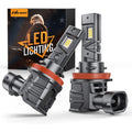 Nilight H11/H9/H8 LED Headlight Bulbs ES1 Series 80W 16000LM 6000K IP67 | 2 BULBS