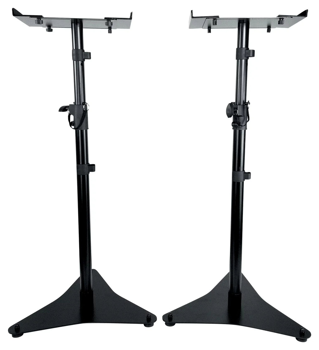 Rockville RVSM5 Pair Studio Monitor Bookshelf Speaker Stands w/Adjustable Height