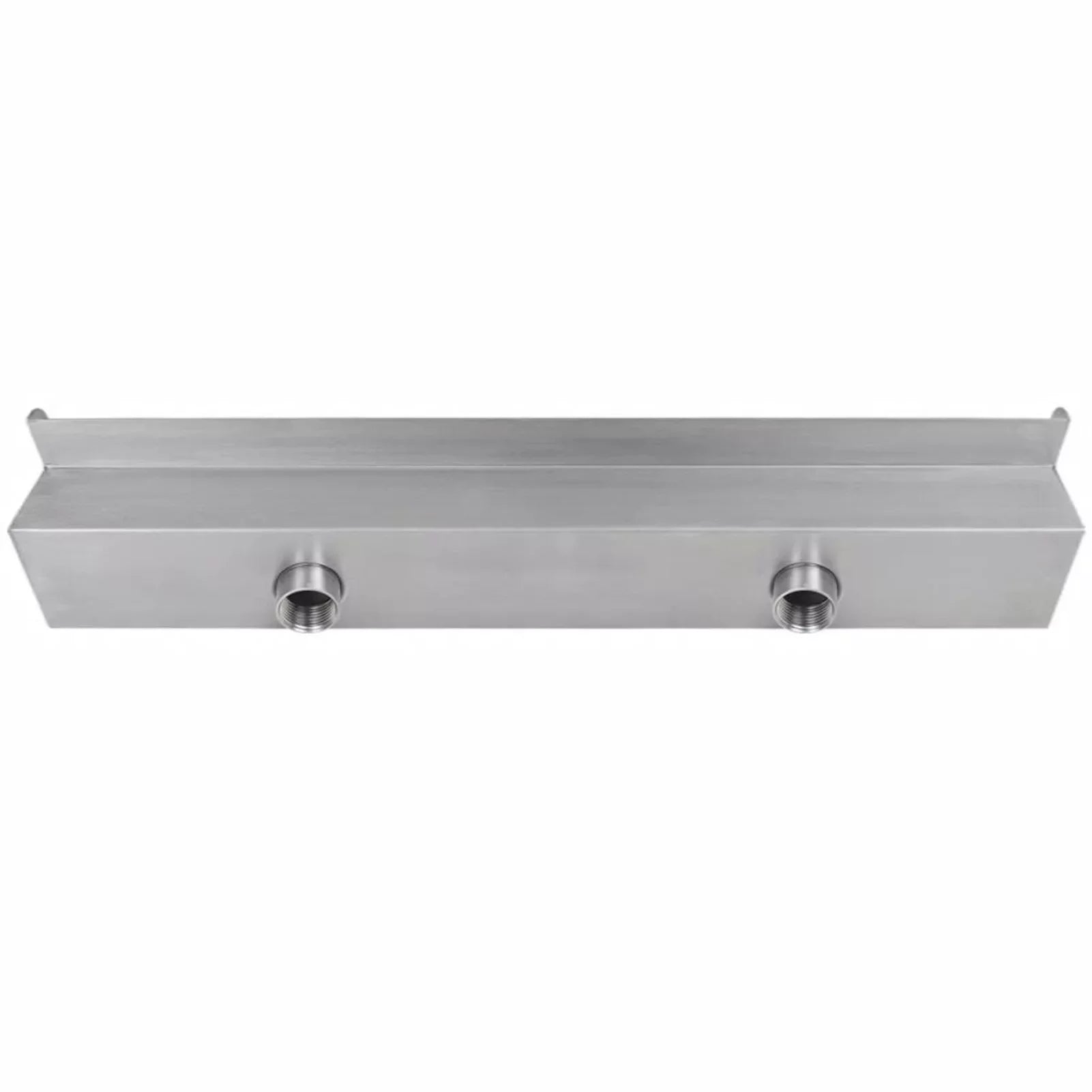 Andoer ,23.6 X 4.5 Stainless Steel 23.6" Fluid Pool X 4.5 X Feature SpillwayPatio Pool 23.6 Liquid Above Pool Steel Pool Slide Fluid Pond Fluid Spillway Pond With Inches (w X