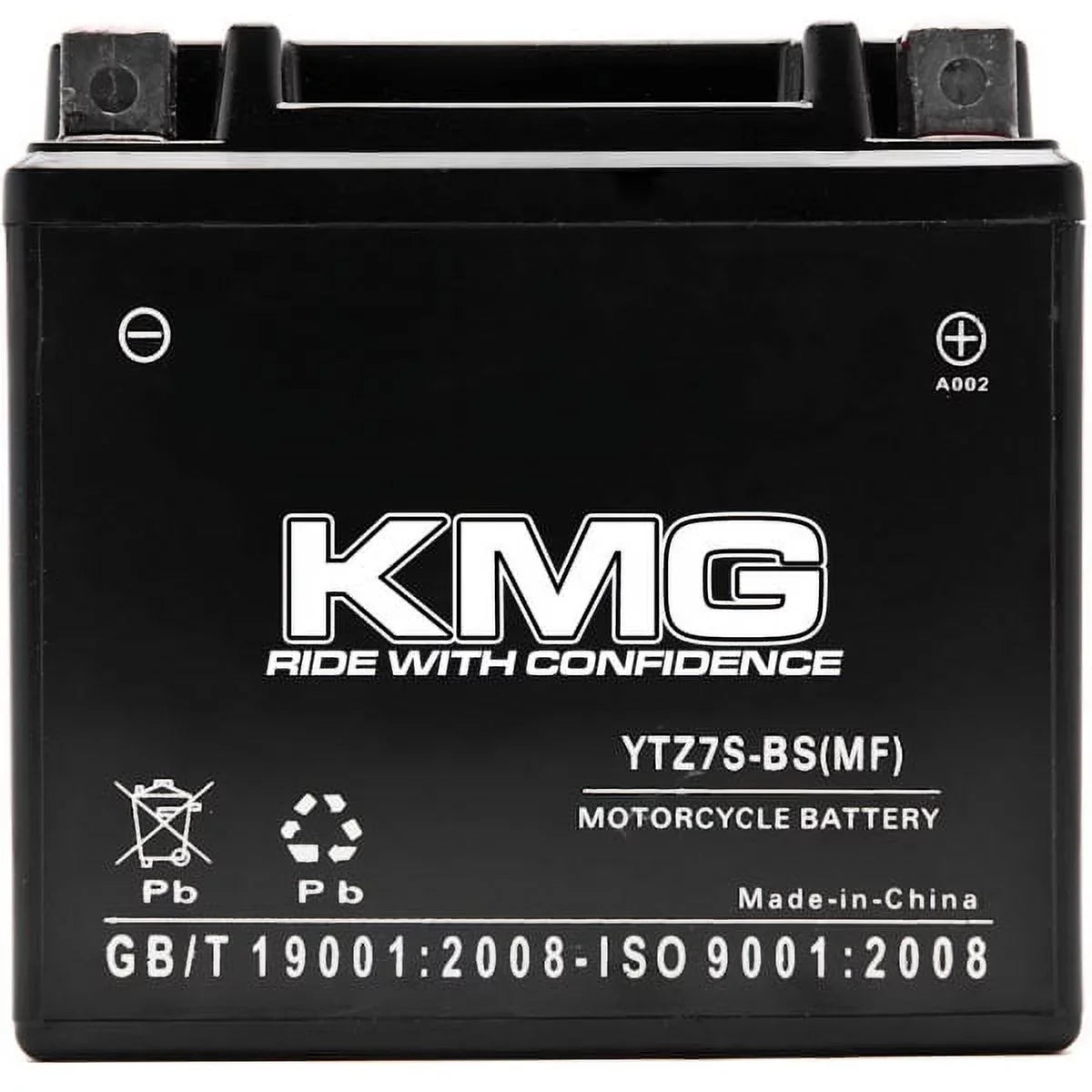 KMG YTZ7S Sealed Maintenance Free 12V Battery High Functionality SMF OEM Replacement Powersport Motorcycle ATV Scooter Snowmobile Fluid