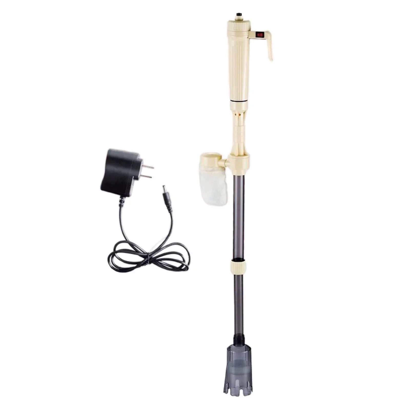 Automatic Gravel Cleaner, Electric Aquarium Cleaner Fluid Filter, Aquarium Vacuum Gravel Cleaner for Medium and Large Tanks