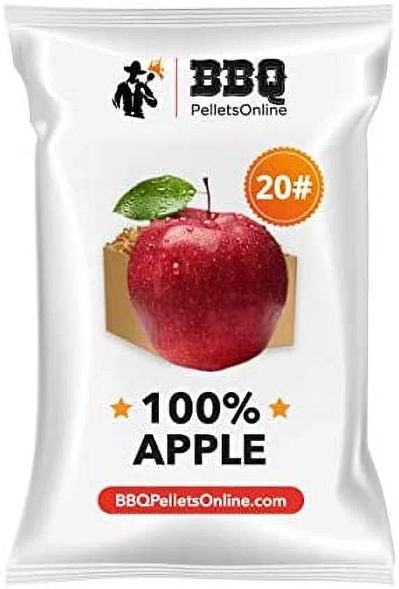 BBQPelletsOnline 100% All Natural Amish-Made BBQ Pellets - 20 Pounds Perfect for Pellet Smokers, Any Outdoor Grill or Pizza Oven | Hot and Strong Smokey Flavor