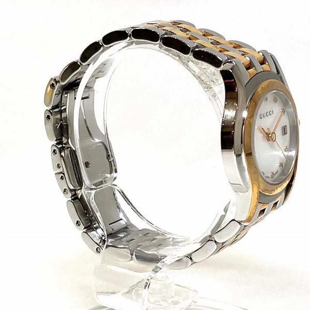 Pre-Owned GUCCI 5500L Quartz 11P Diamond Watch Ladies (Fair)