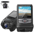 Crosstour CR600 Dual Dash Cam Front and Rear FHD 1080P Mini in Car Camera with Parking Monitoring,G-Sensor,WDR,Night Vision, Motion Detection, Loop Recording, Display Rotation
