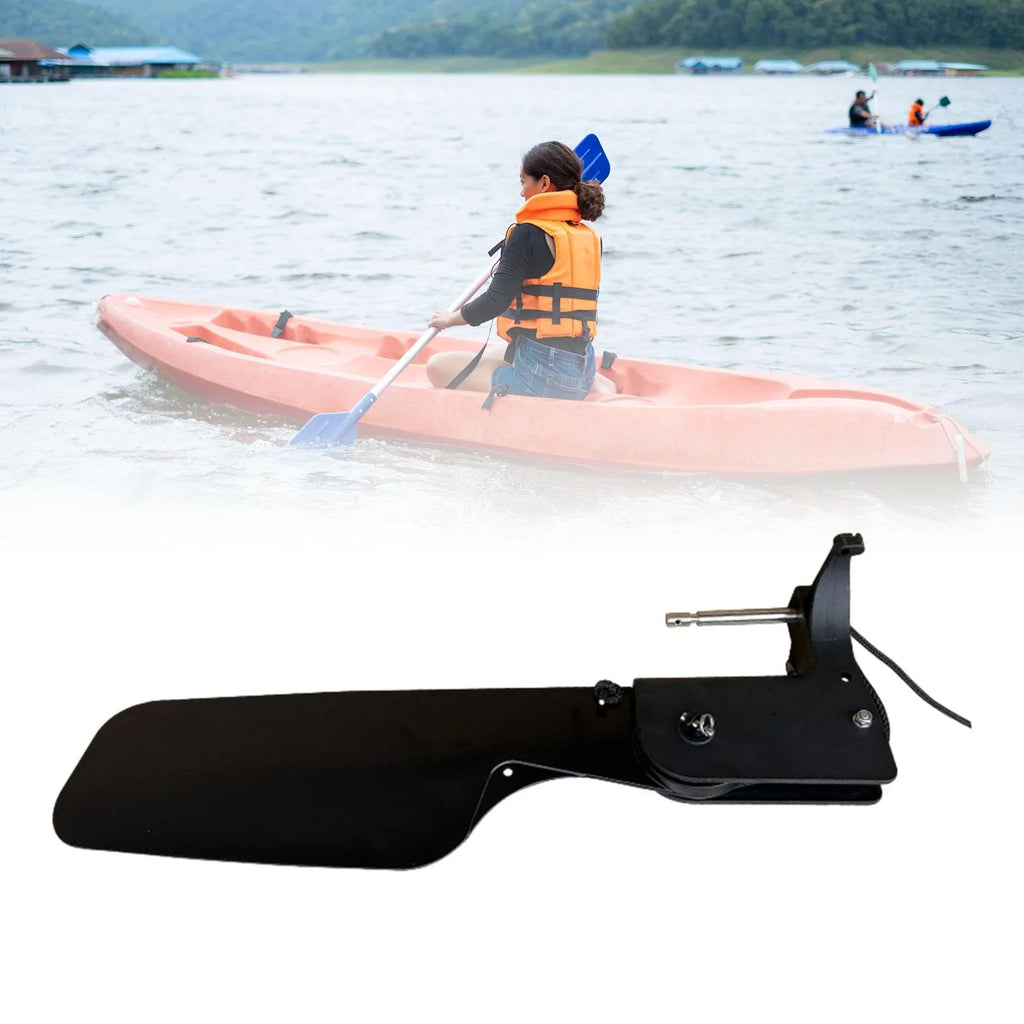 BAOSITY Kayak Rudder Canoeing Accessory Boating Supplies, Universal, Fishing Canoe Boat Rudder Fluid Rudder for Fishing Boats