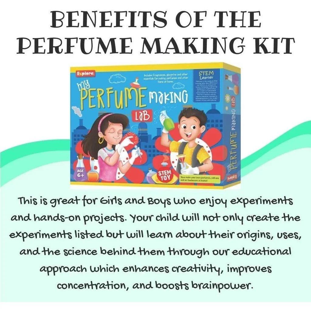 Explore STEM Learner My Perfume Making Lab Air Freshner DIY Scientist Kit Mighty Mojo