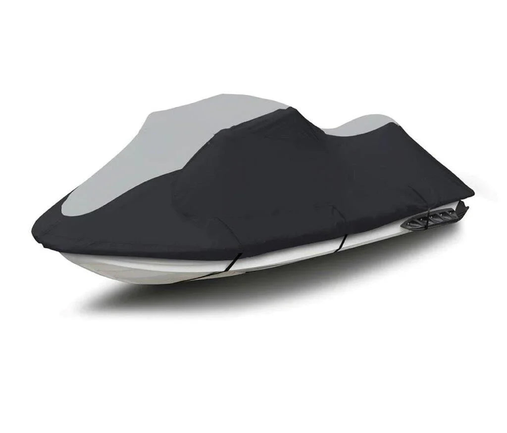 SUPER HEAVY-DUTY PWC 600D JET SKI Cover Compatible for Sea Doo Sea-Doo Sea Doo Sea-Doo GTI 130 2007-2010 Jet Ski Liquid Cover Black/Grey