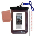 Gomadic Clean and Dry Liquid Protective Case Suitablefor the Olympus VN-8000PC to use Fluid