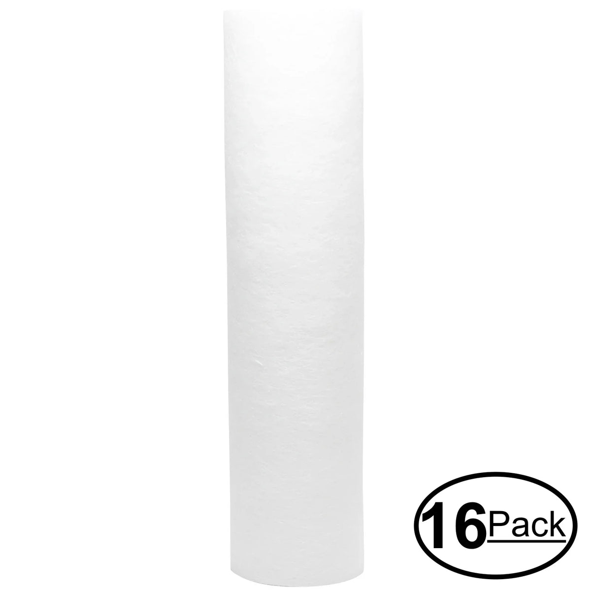 16-Pack Replacement for OmniFIlter U25 Polypropylene Sediment Filter - Universal 10-inch 5-Micron Cartridge for OmniFilter Fluid Filter Unit - Model U25 - Denali Pure Brand
