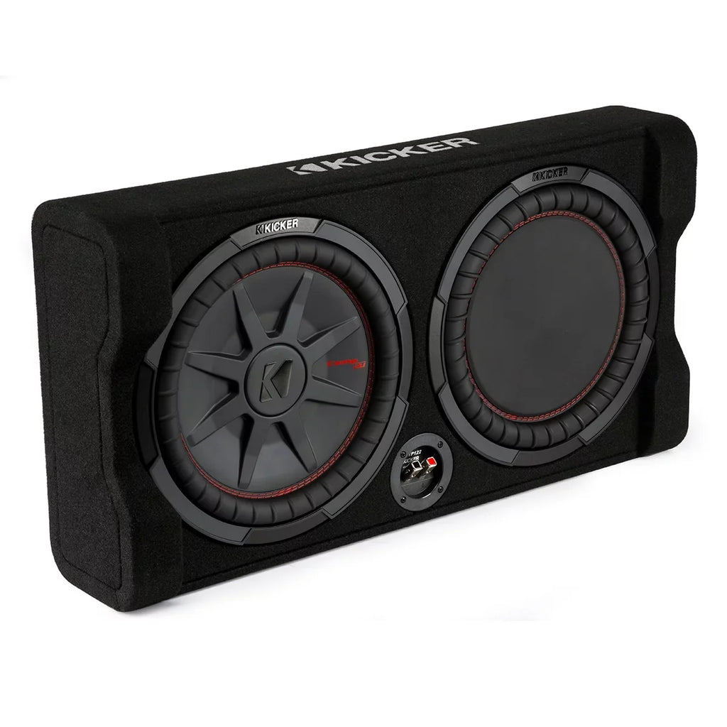Kicker 48TRTP122 Down-Firing 12" CompRT 2-Ohm Subwoofer Enclosure