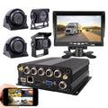 JOINLGO 4-CH WiFi GPS 1080P Truck Camera System Real-time Lopp Video Record Video, Remote View on APP/Web, Fluid 120 Large View Angle Camera for Van RV Bus