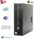 Pre-Owned 600 G2 Desktop Computer Pentium G4400 3.3GHz CPU 8GB Ram, 120GB SSD, 1TB HDD, Keyboard & Mouse, WiFi, DVD, Win10 Pro PC (Refurbished)