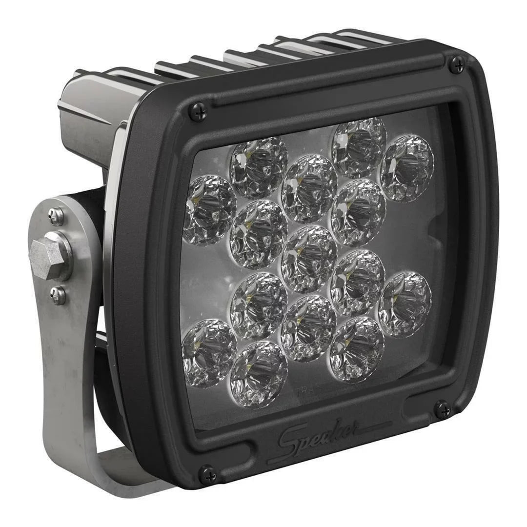 JW Speaker 1300581 6 in. 24V 526F Square Flood Beam LED Light, Black