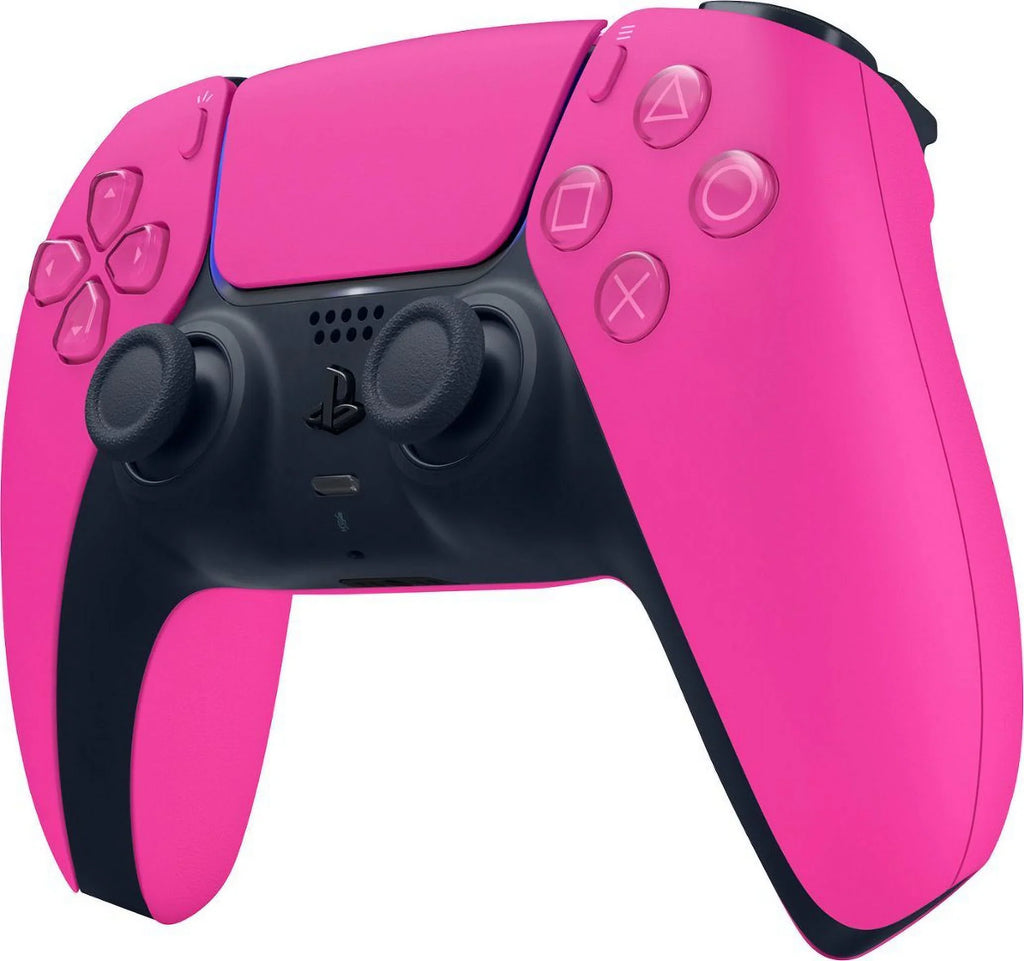 PlayStation 5, PS5 DualSense Wireless Controller - Nova Pink Bundle With 6Ave Microfiber Cleaning Cloth