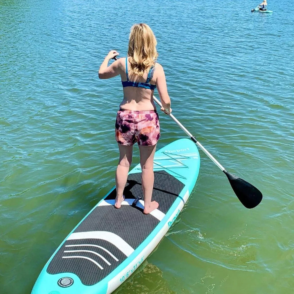 Fbsport Inflatable Paddle Board, Stand UP Paddle Board for Adult with Carry Bag, Shoulder Strap Air Pump All Accessories New