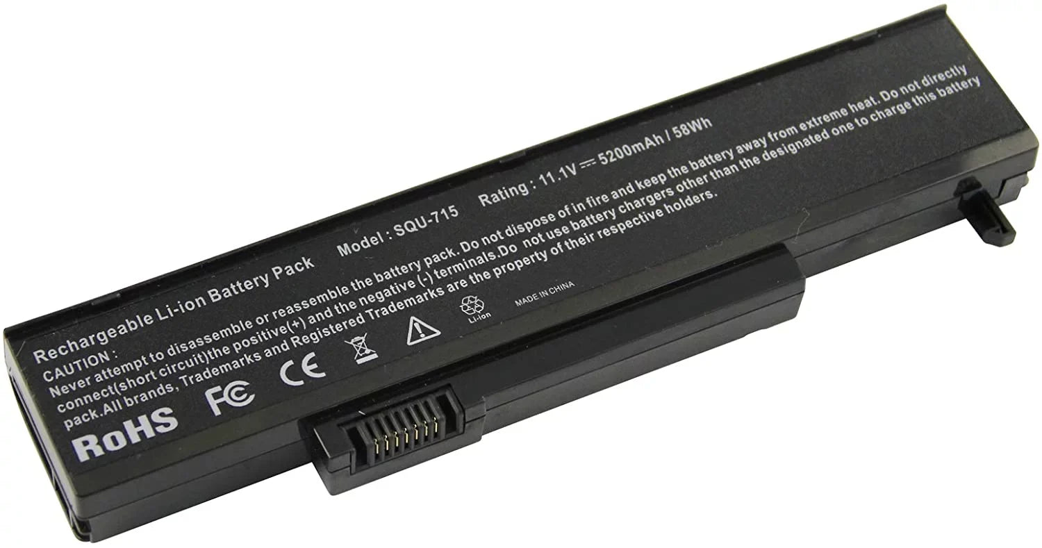 Portable computer Battery for Gateway SQU-715 (6-cell, 4800mAh)