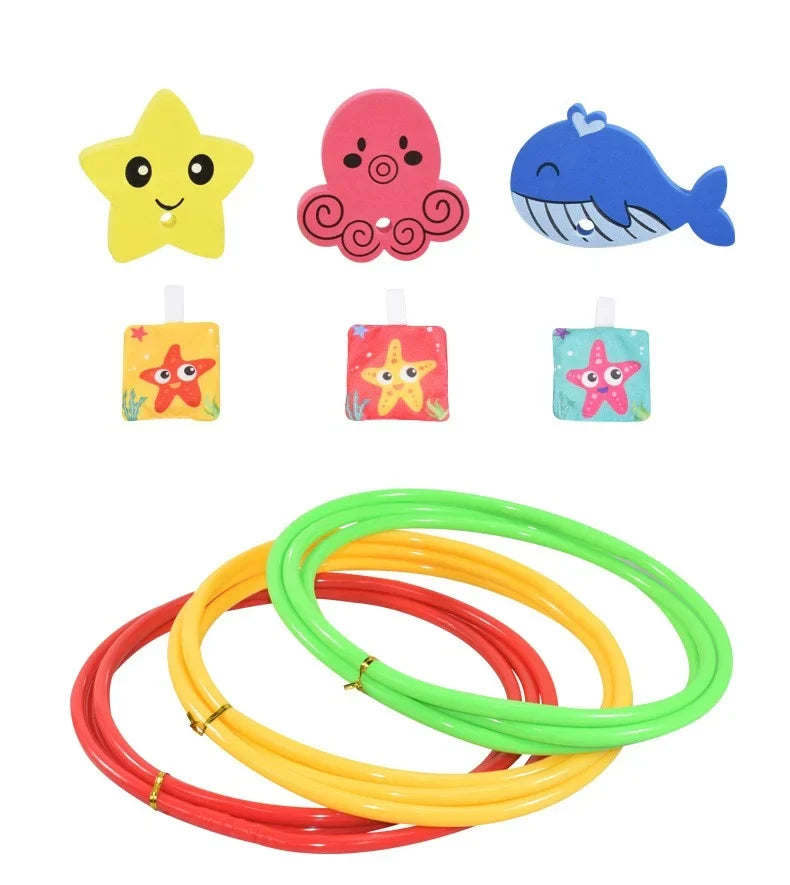 Diving Rings Toy For Kids Swimming Training Long-lasting & Portable Fluid Sports Children Diving Rings