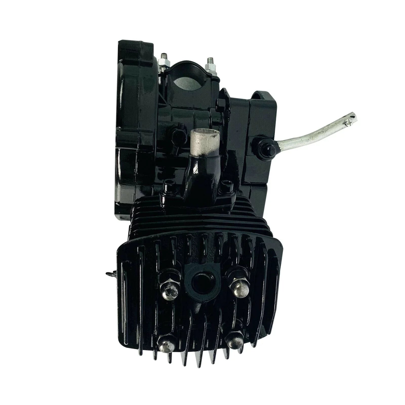 80CC 2-Stroke Petrol Gas Motor Engine Bike Single Cylinder Air-cooled Engine Pull Start for Bicycle Motorized 2.94KW 6500r/min