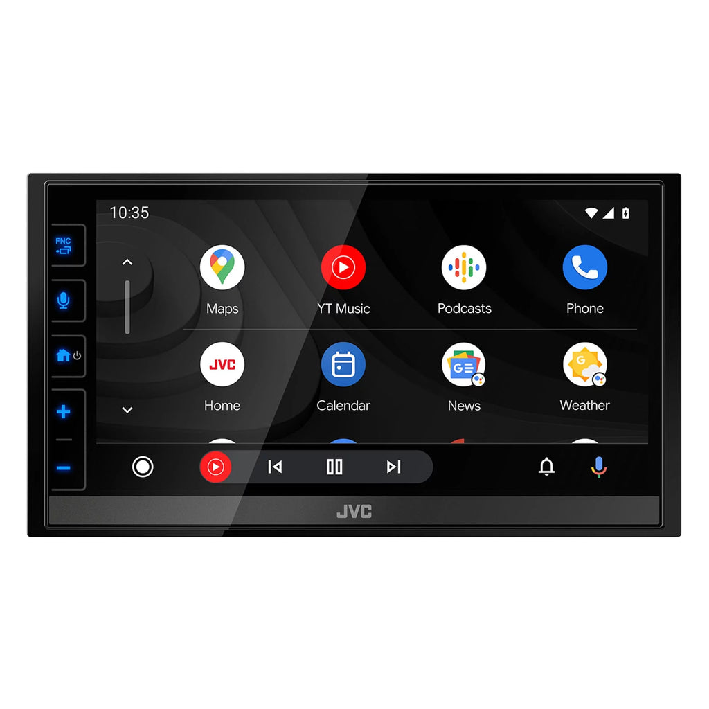 JVC KW-M780BT 6.8" Digital Media Receiver, Compatible With CarPlay / Android Auto with Steering Wheel Interface