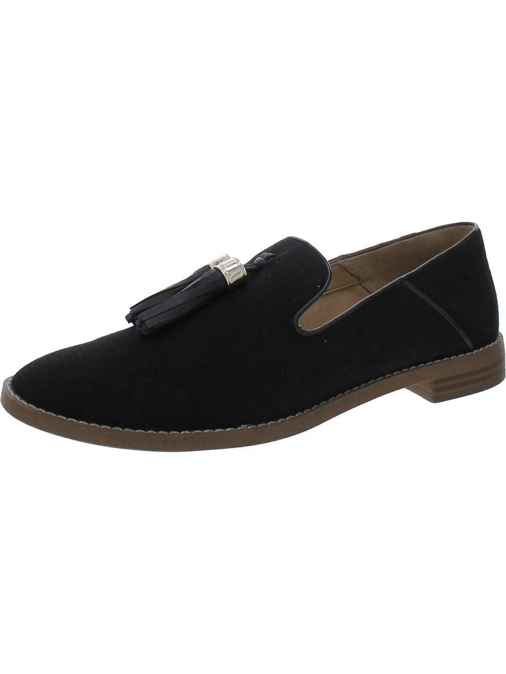 Franco Sarto Womens Hadden 2 Faux Patent Dressy Loafers