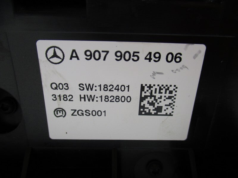 Pre-Owned 2023 Mercedes Sprinter AC Heater Temperature Controls OEM (Good)