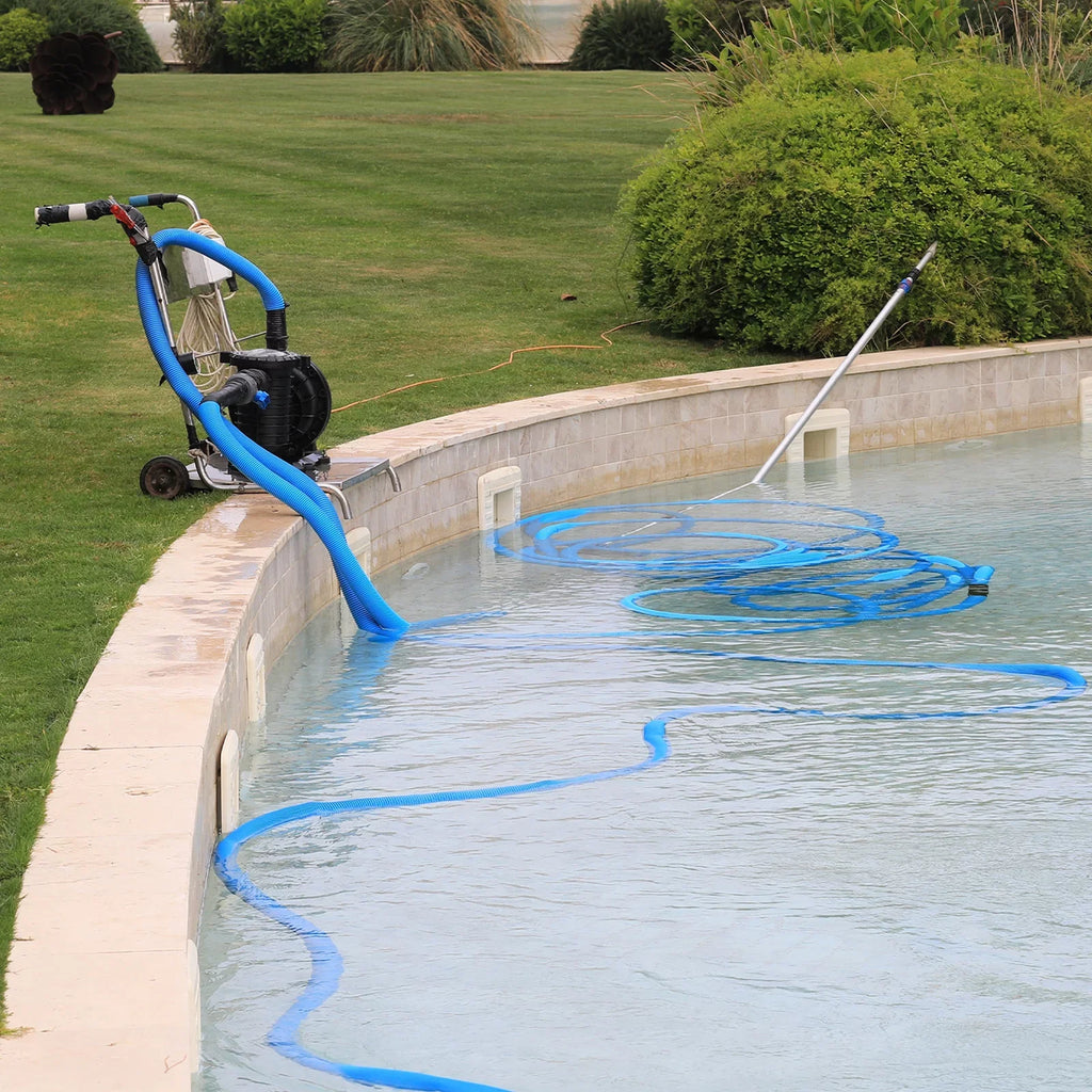 Lightweight Backwash Hose Lay Flat Reinforced Discharge PVC Hose 4" ID 49ft for Swimming Pool