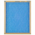 True Blue 122221 22" x 22" x 1" Flat Panel Spun Fiberglass Disposable Furnace Air Filter MERV 2 - Quantity of 12