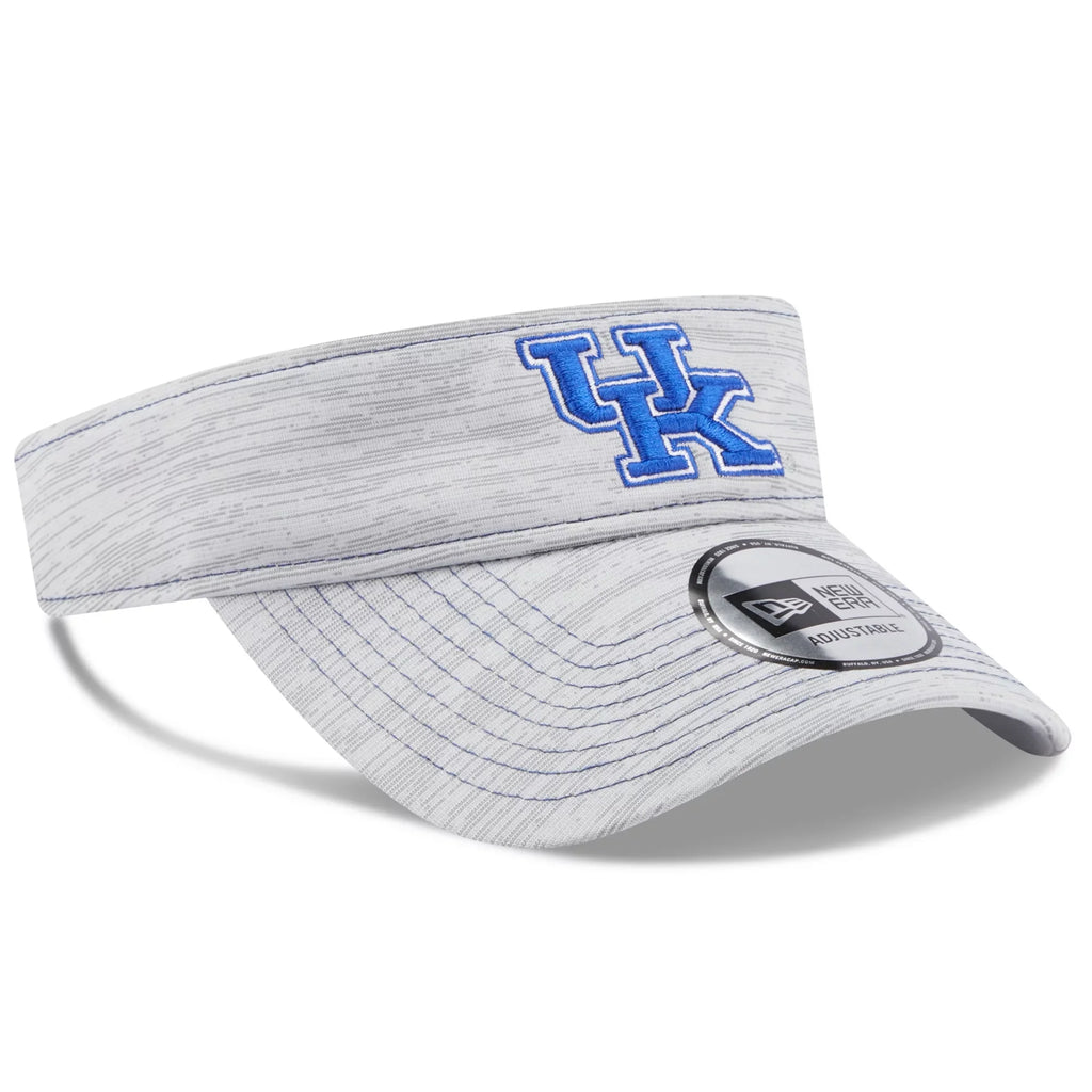 Men's New Era Gray Kentucky Wildcats Logo Adjustable Visor - OSFA
