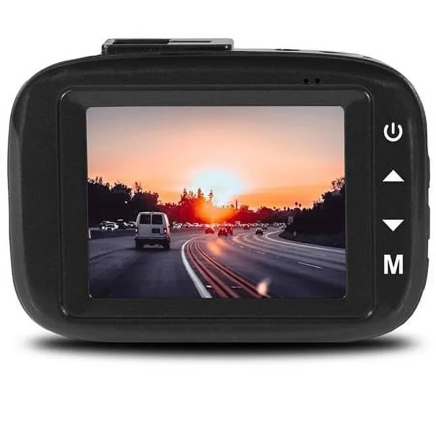 MNCD250 Full HD 12MP 2.2" LCD Display Dash Cam, Black