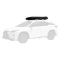 INNO BRM660BK 11 Cu. ft. 660 Series Wedge Roof Cargo Box, Gloss Black