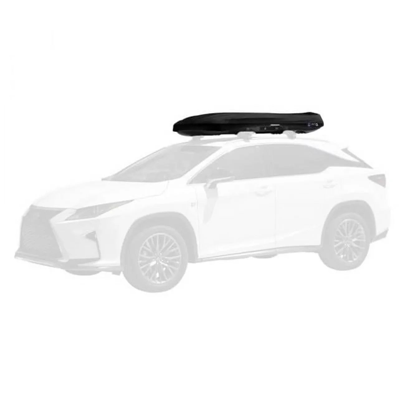 INNO BRM660BK 11 Cu. ft. 660 Series Wedge Roof Cargo Box, Gloss Black