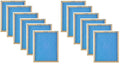 True Blue 108241 8" x 24" x 1" Flat Panel Spun Fiberglass Disposable Furnace Air Filter MERV 2 - Quantity of 12