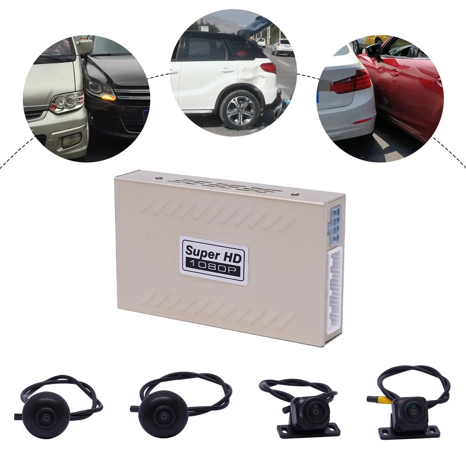 TOOL1SHOoo 360 ° Night Vision Recorder Super Night Vision Car Camera Parking Monito
