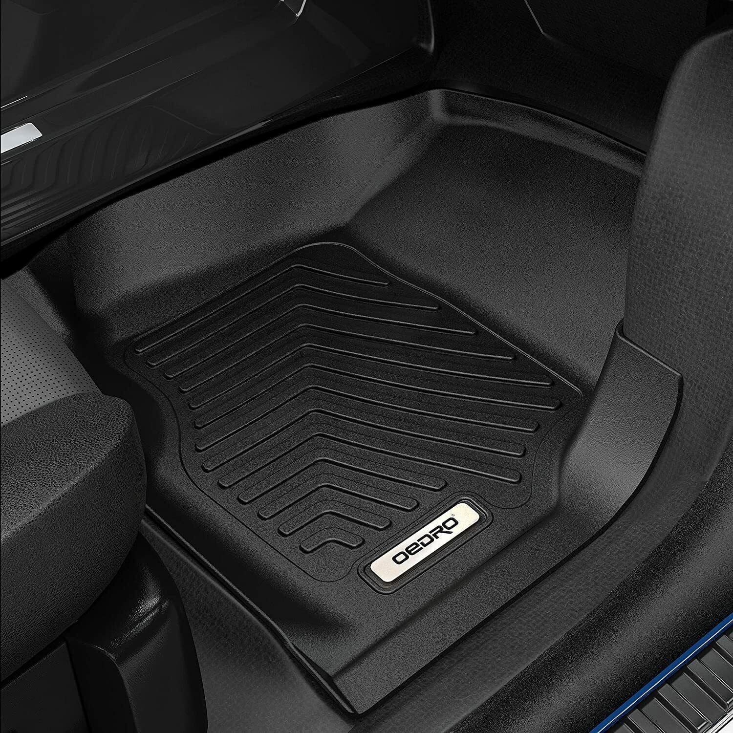 Ledkingdomus Floor Mats for 2019-2024 Subaru Forester 3D TPE Rubber Front & 2nd Seat 2 Row Liner Set All-weather