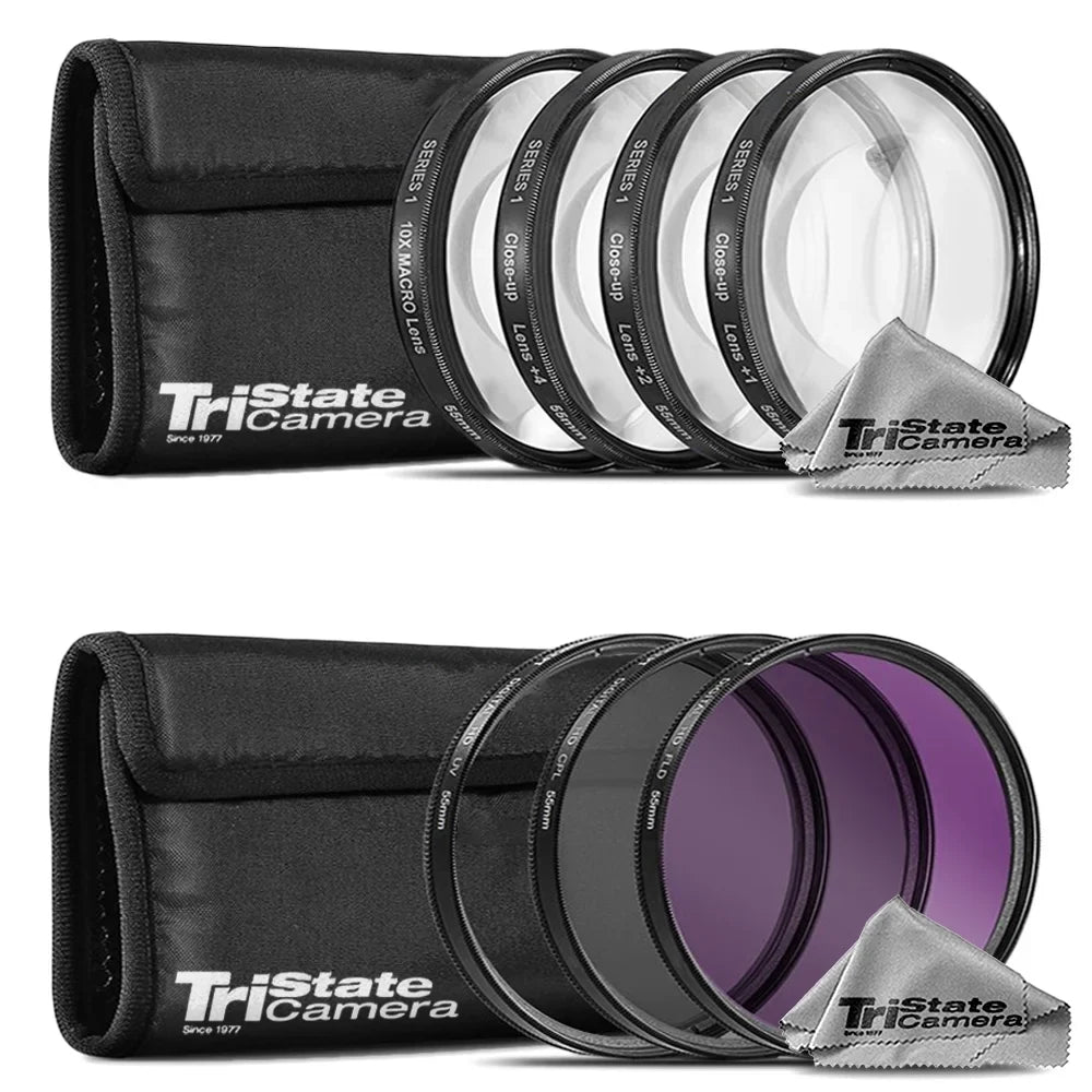 Olympus M.Zuiko Digital ED 75-300mm f/4.8-6.7 II Lens+13 Piece Filter & More- 64GB Accessory Kit