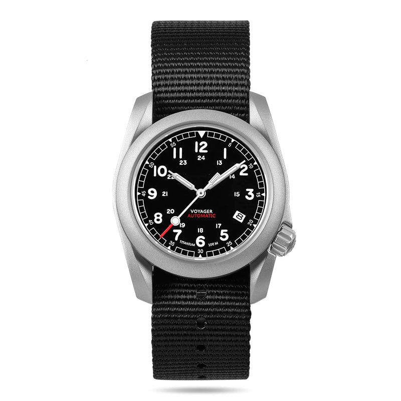 Men's Field Watches Titanium Automatic Mechanical Top Brand Dive Wristwatch 100M Liquid Clock Military Watch for Men