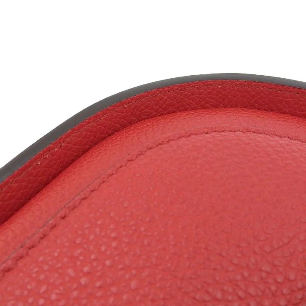 Pre-Owned Giorgio Armani One Shoulder Bag Leather Red (Like New)