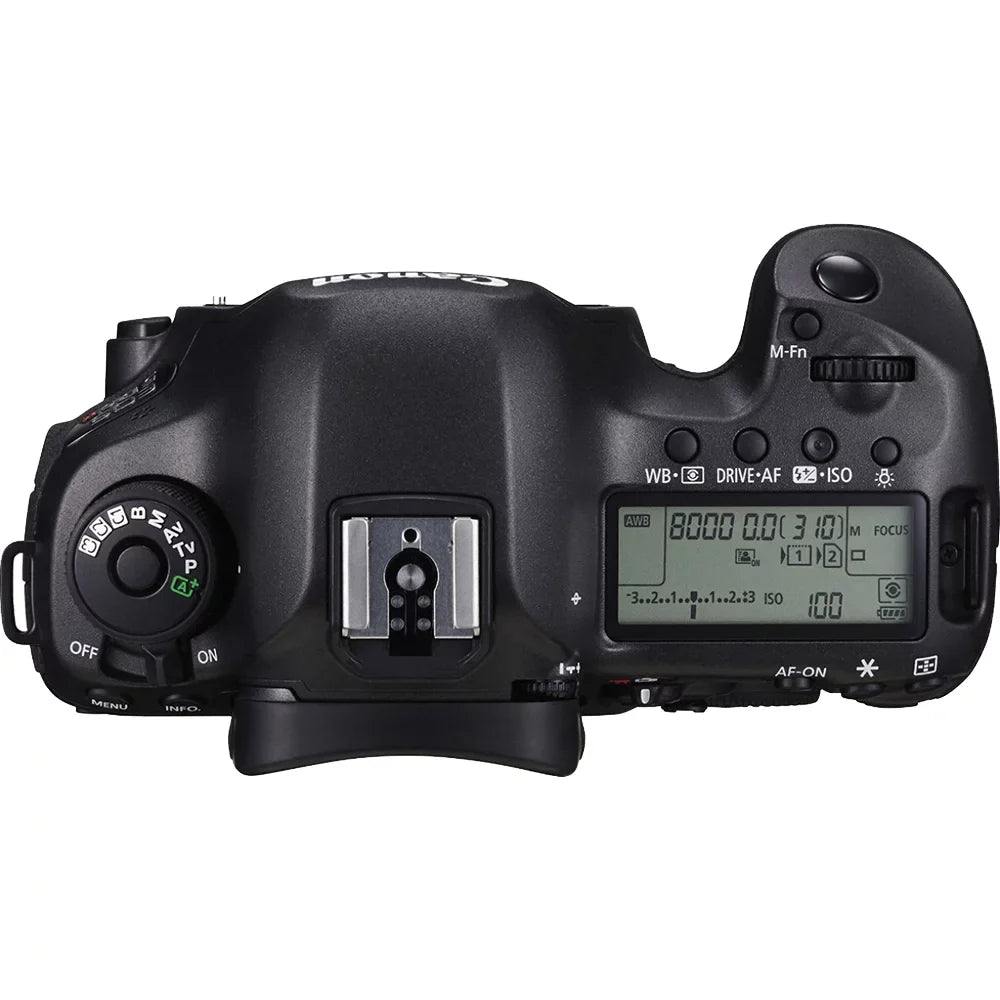 EOS 5DS R 50.6MP Digital SLR Camera Telephoto Lens Bundle includes camera, 50mm telephoto lens, battery grip and micro fiber cloth