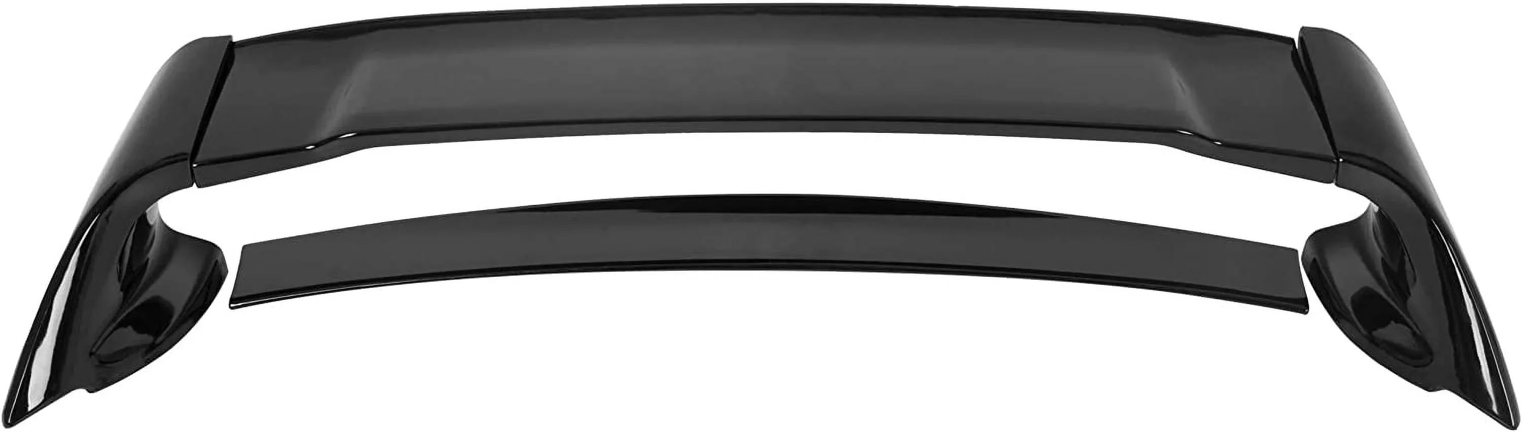 Rear Trunk Spoiler Wing Compatible with 2006-2011 Honda Civic 4 Door Sedan ABS Trunk Spoiler Wing Painted Gloss Black