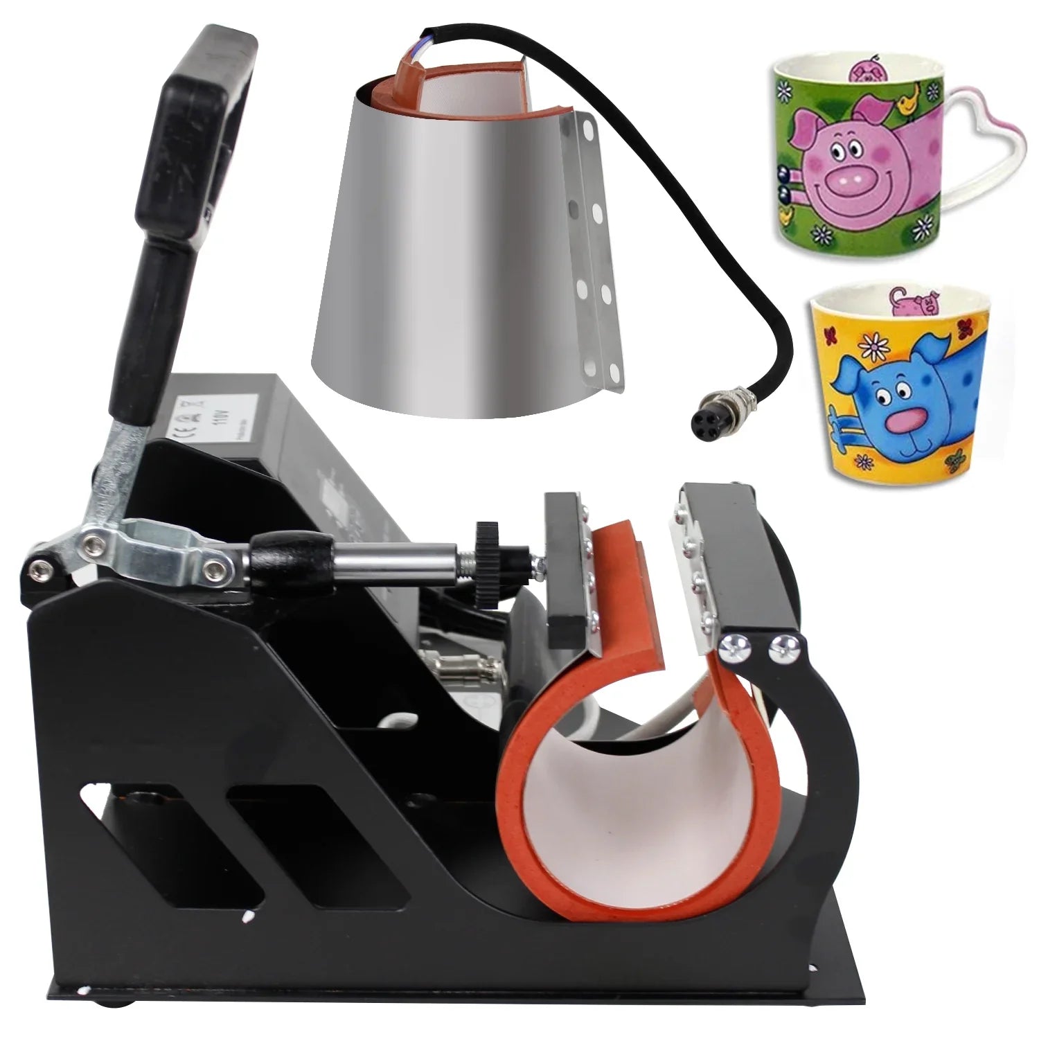ZENSTYLE 2 in 1 Mug Coffee Cup Heat Press Digital Transfer Sublimation Machine