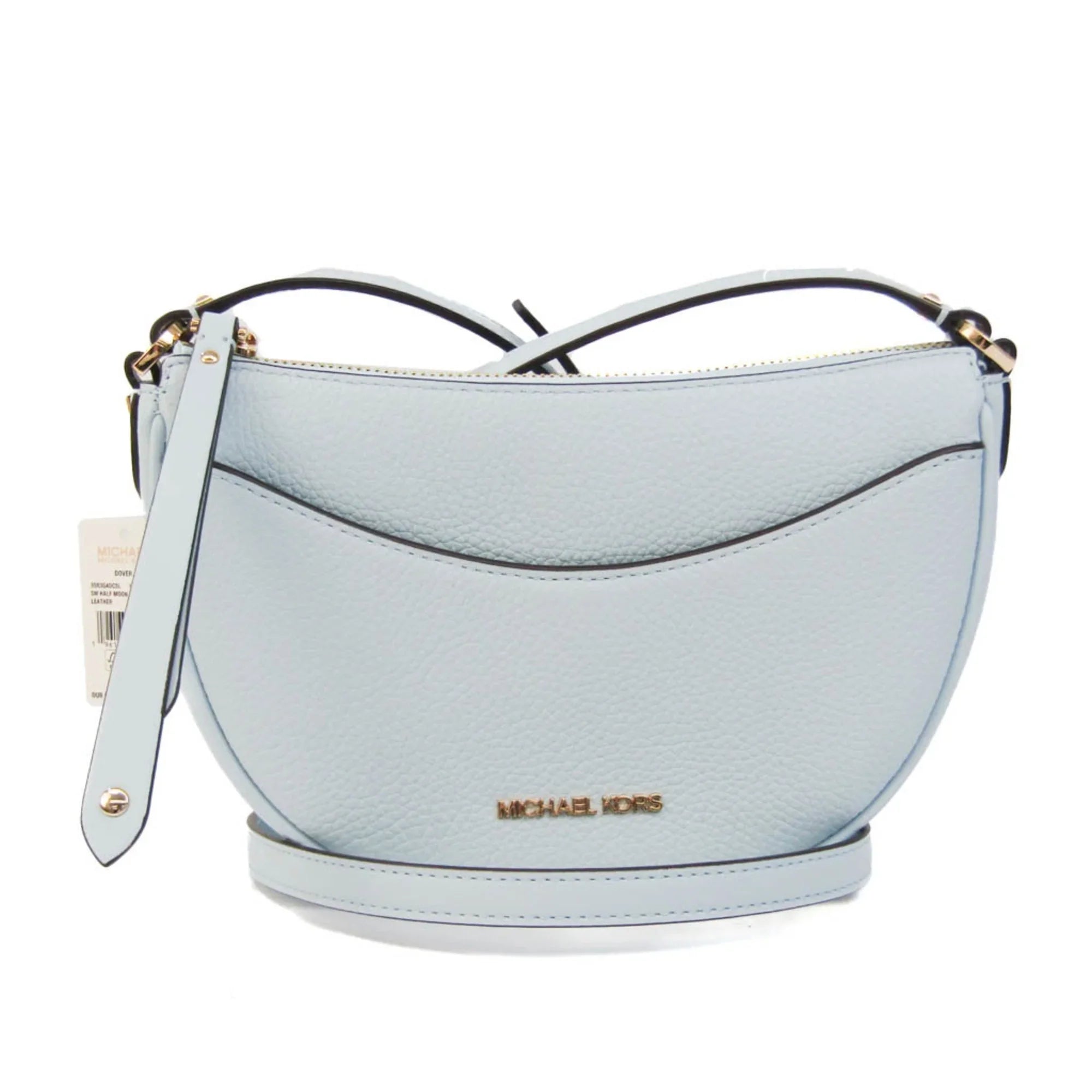 Pre-Owned Michael Kors DOVER 35R3G4DC5L Women's Leather Shoulder Bag Light Blue (Good)