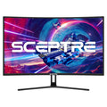 Sceptre 32-inch Curved Gaming Monitor up to 240Hz DisplayPort 165Hz 144Hz DisplayPort HDMI 99% sRGB FreeSync Build-in Speakers, Machine Black (C325B-185RD)