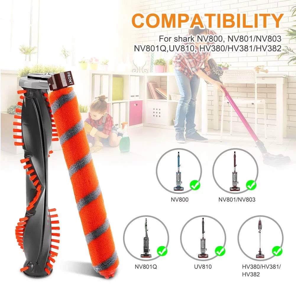 Allnice Vacuum Roller Brush, Replacement Clean Brush for Shark Duo Clean NV800, NV800W, NV801, NV801Q, NV803, UV810, HV381, HV382, HV384, for Home, Office