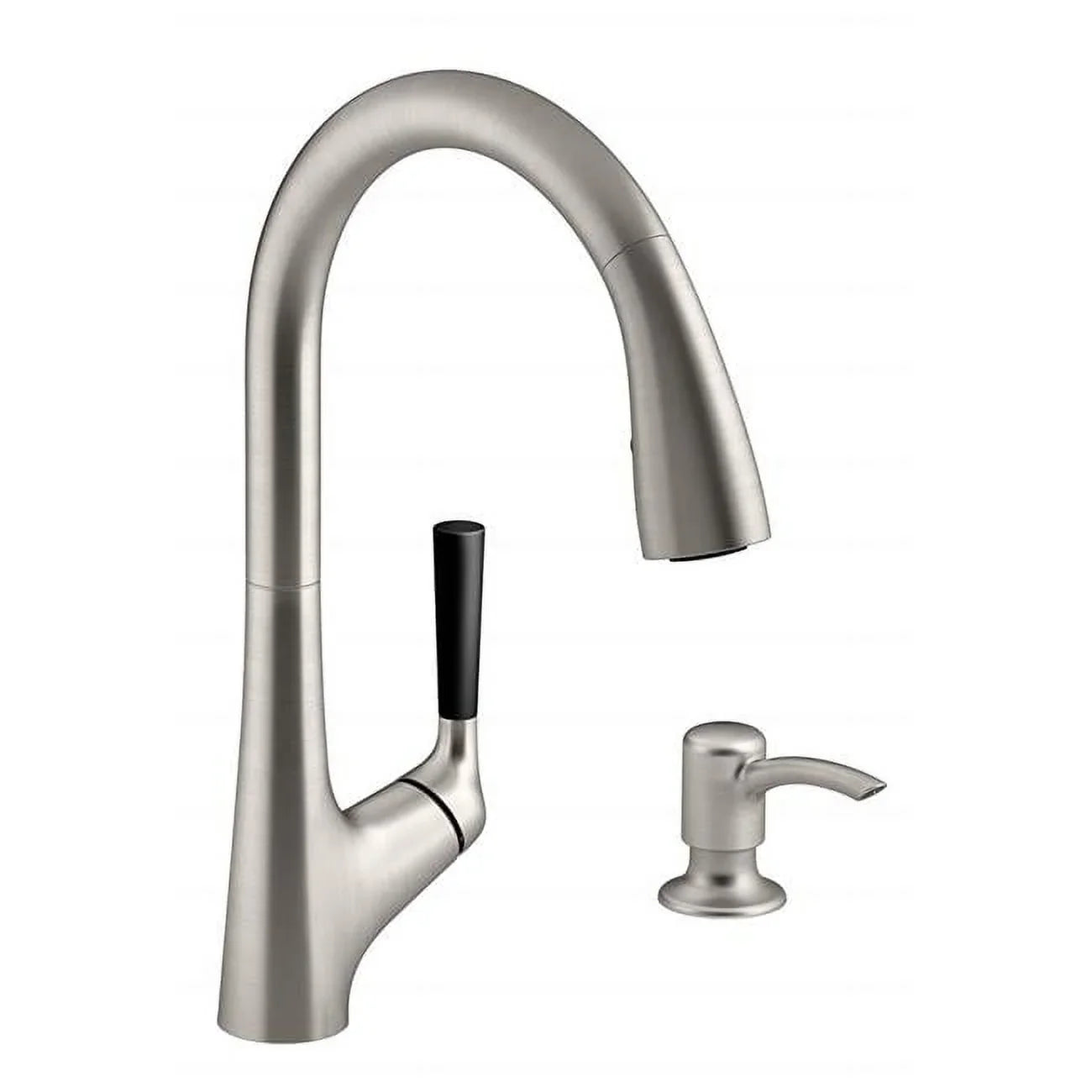 Kohler R562-SD-VS Vibrant Stainless Steel Malleco Pull-Down Kitchen Faucet Kit