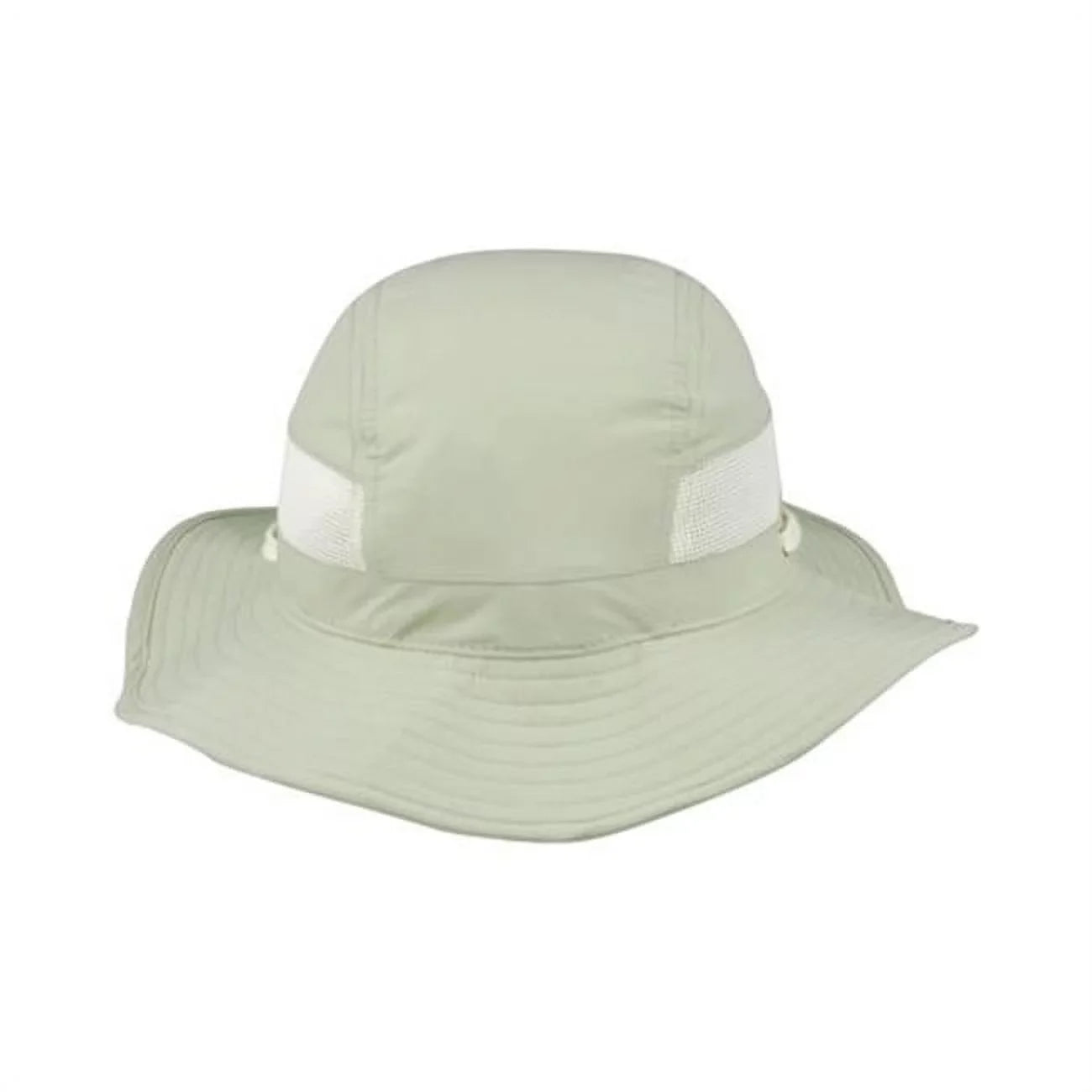 J7215 Taslon UV Bucket Hat With Roll-Up Flap, Khaki - Small