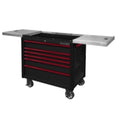 41 in. 6 Drawer Slide Top Tool Cart - Red