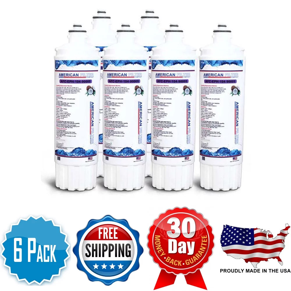 AFC Brand , Fluid Filters , Compatible with BodyGlove® BG-3000R - 6 Pack - Made in U.S.A.