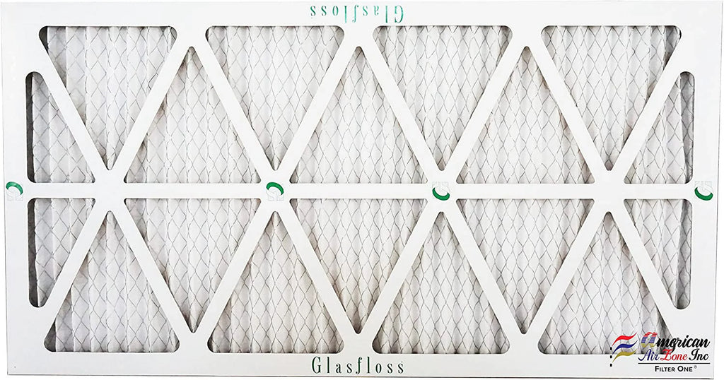 Glasfloss 12x26x1 - MERV 10 -Qty:6 - Furnace Air Filter - Made in USA (Actual Size: 11.5 x 25.5x7/8 inch)