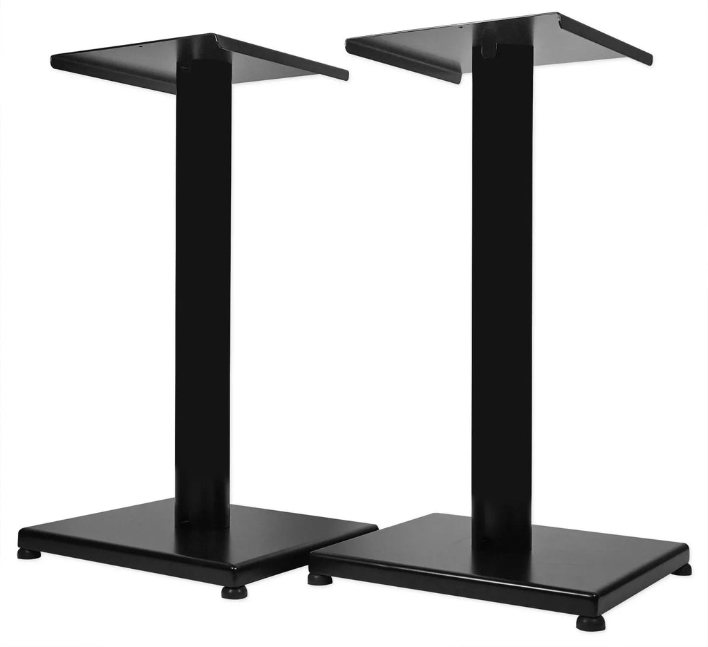 Pair Rockville RS29B 29" Steel Bookshelf Speaker and Studio Monitor Stands - Black