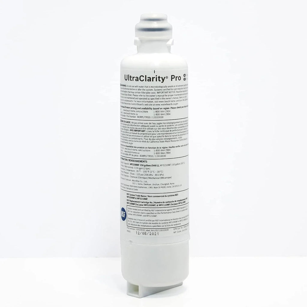 Bosch UltraClarity Pro Fluid Filter, BORPLFTR50,BORPLFTR55, RA450022, REPLFLTR55 Replacement/Compatible Pack of 4